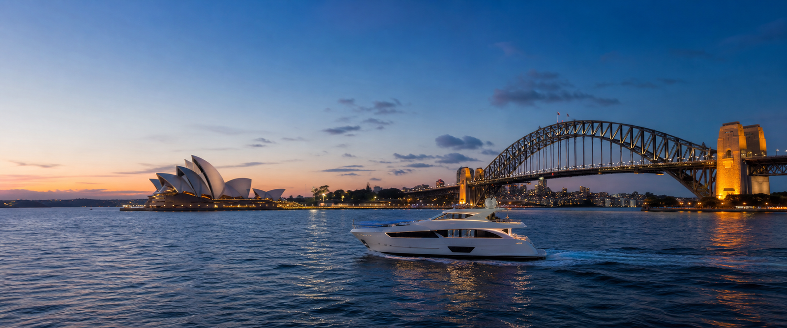 The Sydney Harbour skyline